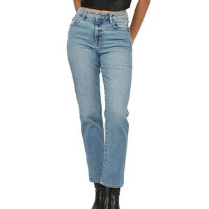 NWT Size 31 HIDDEN Los Angeles Tracey High Rise Straight Leg Jeans Relaxed 064